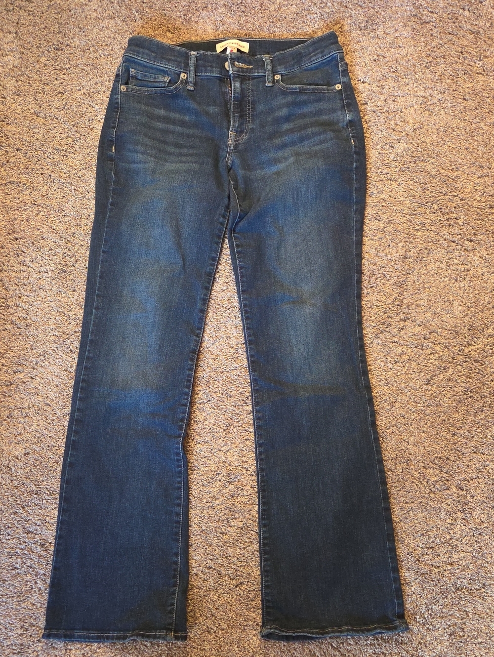 Lucky Brand Sweet Mid Rise Women's Dark Wash Bootcut Jeans Size 6 (28)